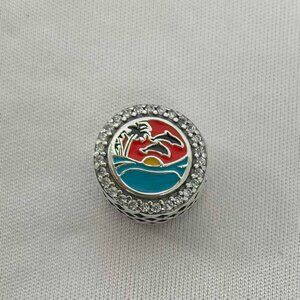 Pandora Clearwater. FL Travel Exclusive Charm Pendant, S925 Silver Jewelry